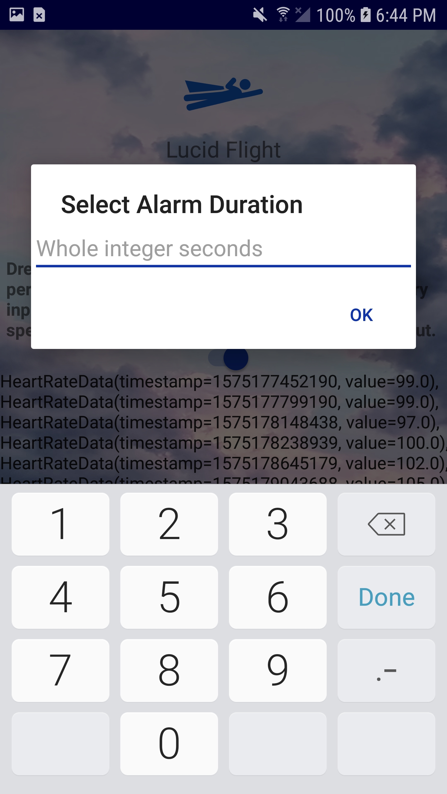 Alarm duration